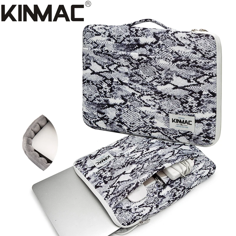 Брендовая сумка для ноутбука Kinmac 12 13 14 15 6 дюйма женщин питона MacBook Air Pro M1 |