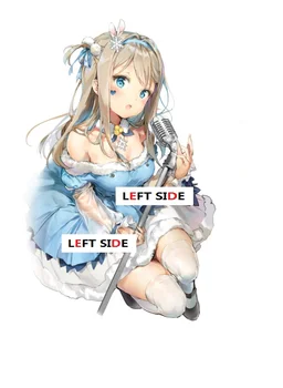 

LEFT SIDE Creative Car styling HD inkjet Japanese Anime Vehicle Car Stickers Waterproof Accessories Car Protection Motorcycle