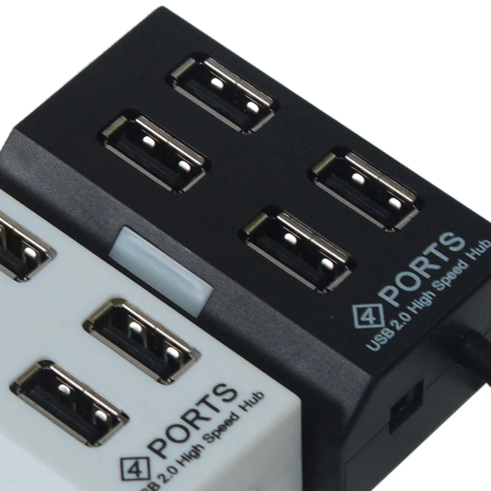 Компактный разветвитель PC прочный домашний удлинитель usb-хаб 4 порта легко наносится Портативный высокоскоростной ABS универсальный несколько
