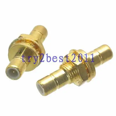 DHL/EMS 50 комплектов 1pce разъем адаптера штекер SMB pin-штекер SMB pin bulkhead RF коаксиальный Прямой-C1