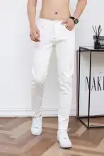 

dsq brand mens slim elastic jeans Men straight denim trousers zipper Patchwork Slim b hole jeans for men