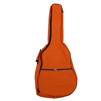 

Gig Bag Case Soft Padded Straps for Folk Acoustic Guitar 39 40 41 Inch Orange