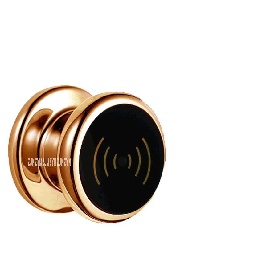 soft rubber RFID Цинковый сплав ручка сауна замок Ванна центр Индуктивный замок душевая комната шкафчик электронный замок чувствительный влагостойкий анти-посторонний - Цвет: soft rubber RFID