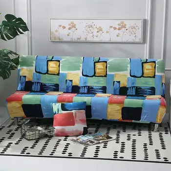 

Elastic Sofa Cover Spandex Modern Polyester Corner Sofa Couch Slipcover Chair Protector Living Room Three Seater