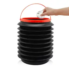 Прочная Автомобильная мусорная корзина, складная Автоматическая мусорная корзина, держатель для мусора для путешествий, автомобильные аксессуары