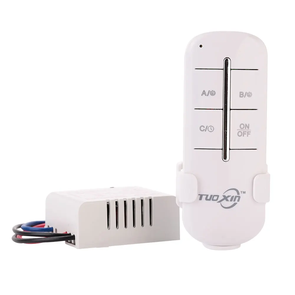 

1 Channel Switch Splitter Wireless Switch Box Remote Control 110V Way Wall Lamp New Light Corridor ON/OFF Digital