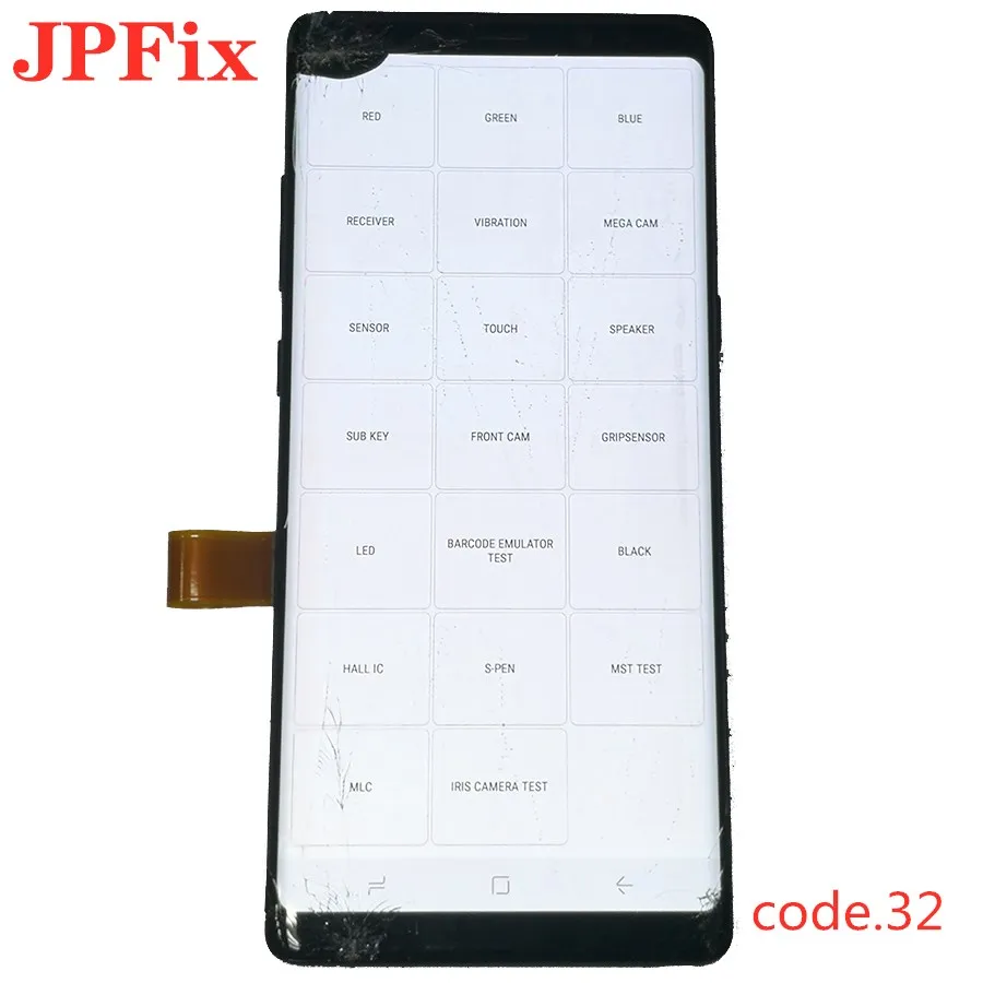 JPFix применим к замене samsung Note8 внутренний и внешний взрывоопасный экран сотового телефона a - Цвет: Note8 code.32