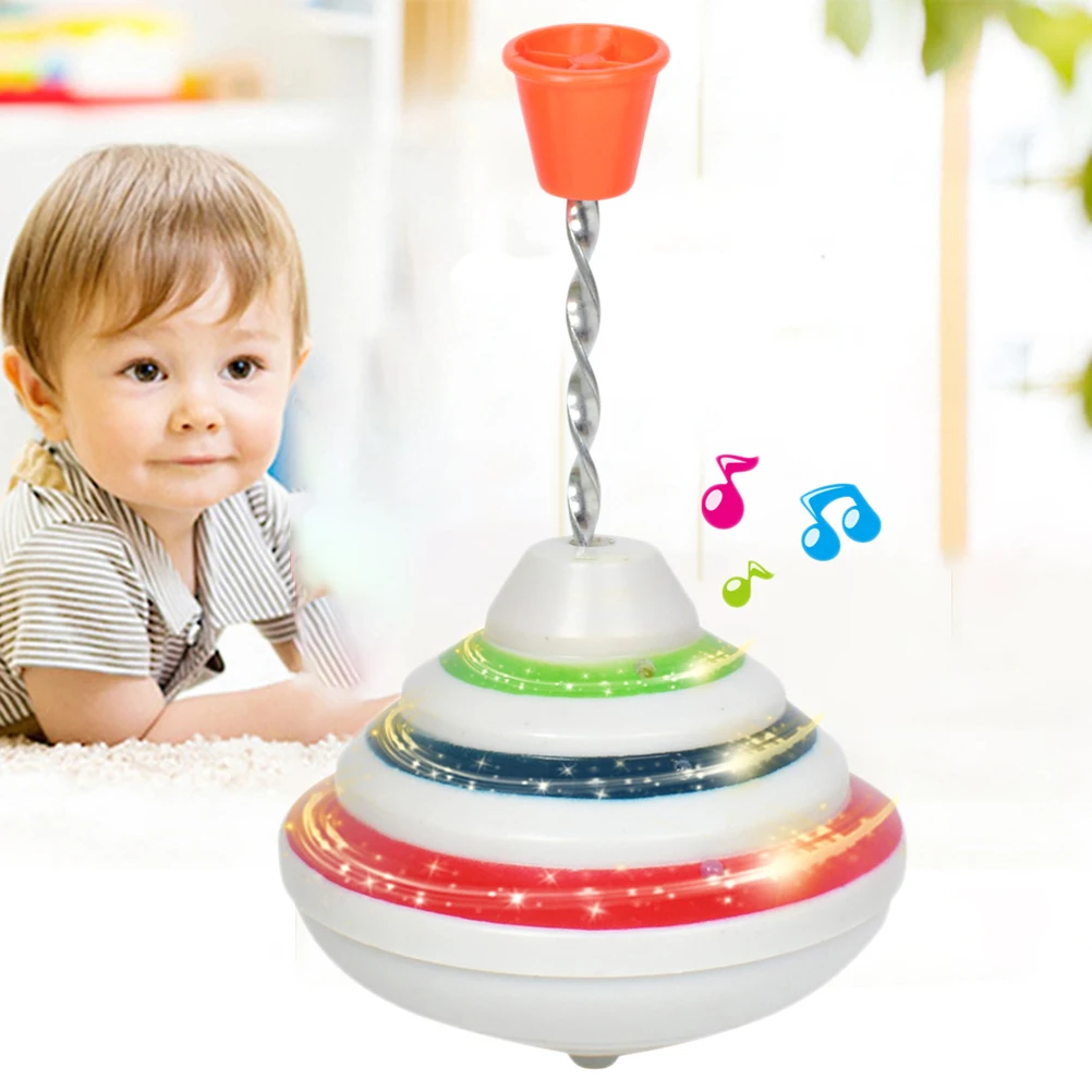

Funny Music Light Gyro Toy Spinning Top Toy Flash Top LED Gyro For Kids Birthday Gift Boy Classic Electric Toys Children Toys#20