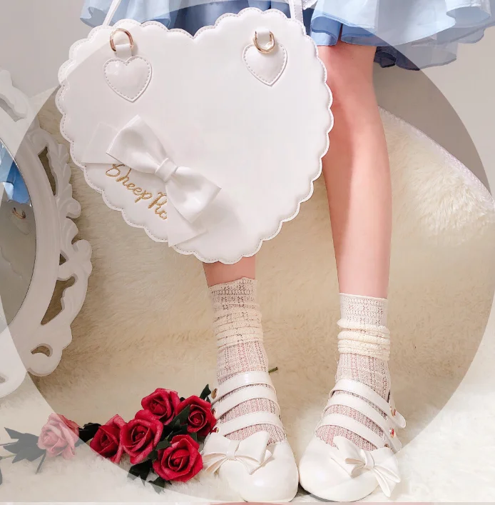Обувь для косплея Виктории Алисы; обувь для девочек в стиле Лолиты; женская обувь принцессы на застежке-липучке с бантом; Милая японская обувь для девочек с круглым носком