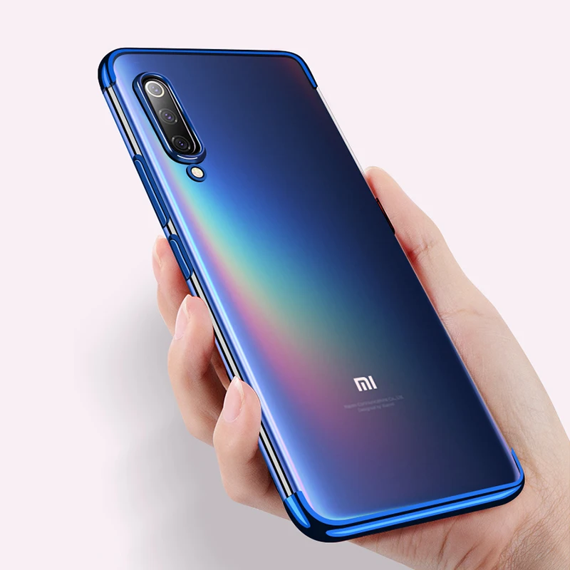 Чехол для Xiaomi Mi 9 9T Pro Lite Mi A1 A2 A3 Lite Прозрачный Бампер RedMi Note 8T 8 8A 7 7A K20 TPU Силиконовый противоударный чехол