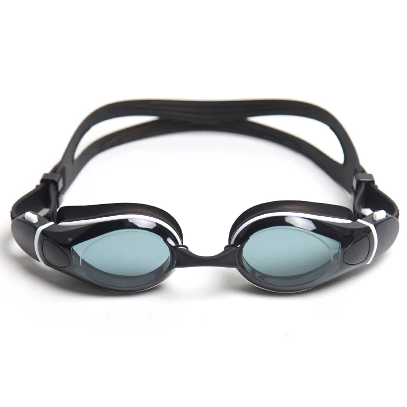 Lunettes de natation WHALE professionnelles anti-buée - Protection UV réglable silicone adulte homme femme