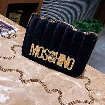 

2020 New Small Flannel Crossbody Bags For Women Branded Handbags And Purse Chain Fashion Women's Designer Shoulder Messenger Bag