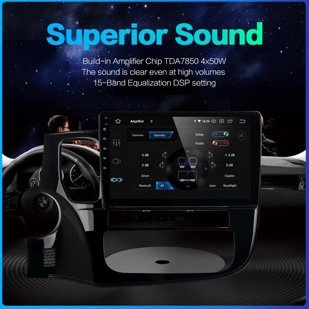 Clearance 10.2" Autoradio android 9.0 DSP For Mitsubishi Outlander 2014 2015 2016 2017 USB 64GB ROM Bluetooth MP3 3
