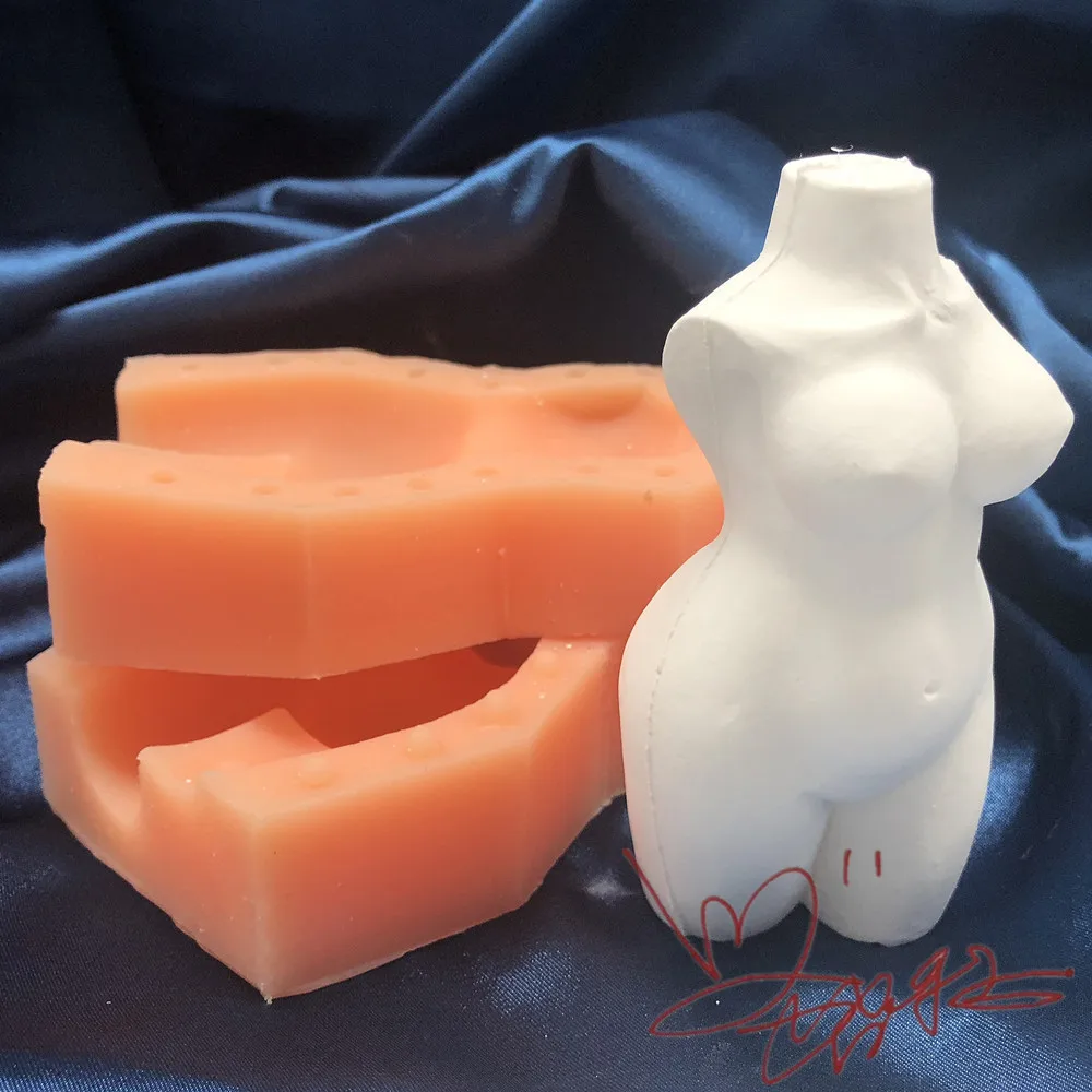 Female Naked Body T-Back Silicone Mold for Clay Aicheng 3D Woman Nude Clay Mold Fondant Female Naked Body Silicone Mold Soap,Cake Decoration Baking Tools