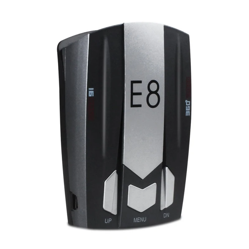 

car electronics E8 led gps laser car detector best antiradars speed auto degrees detect 12V DC anti radar