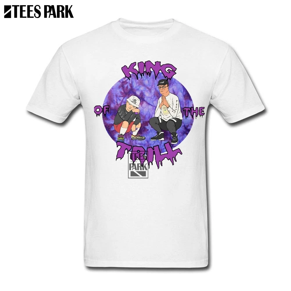3XL футболки 90s мультфильм King of The с вибрацией модные футболки с круглым вырезом высокое качество Для Мужчин's Повседневное рубашки Для мужчин для физических упражнений - Цвет: White