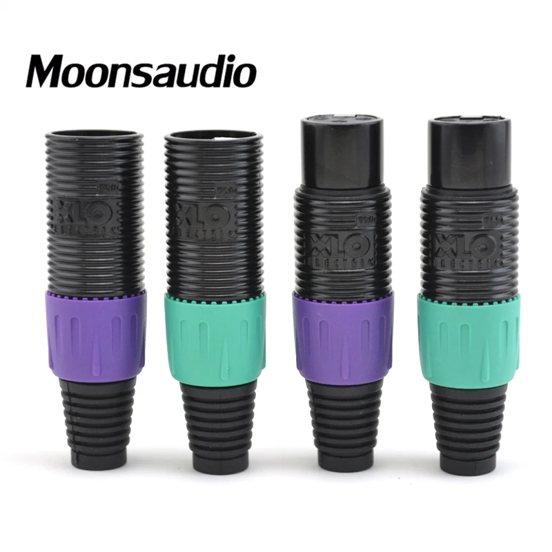 4 шт. XLO Reference 24K позолоченный XLR штекер, баланс jack для XLR аудио Межблочный кабель