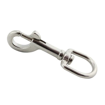 

One Ended Round Stainless Steel Swivel Eye Bolt Snap Multipurpose Pet Leash Linker snap lead pet key leash clip lagpole bolt