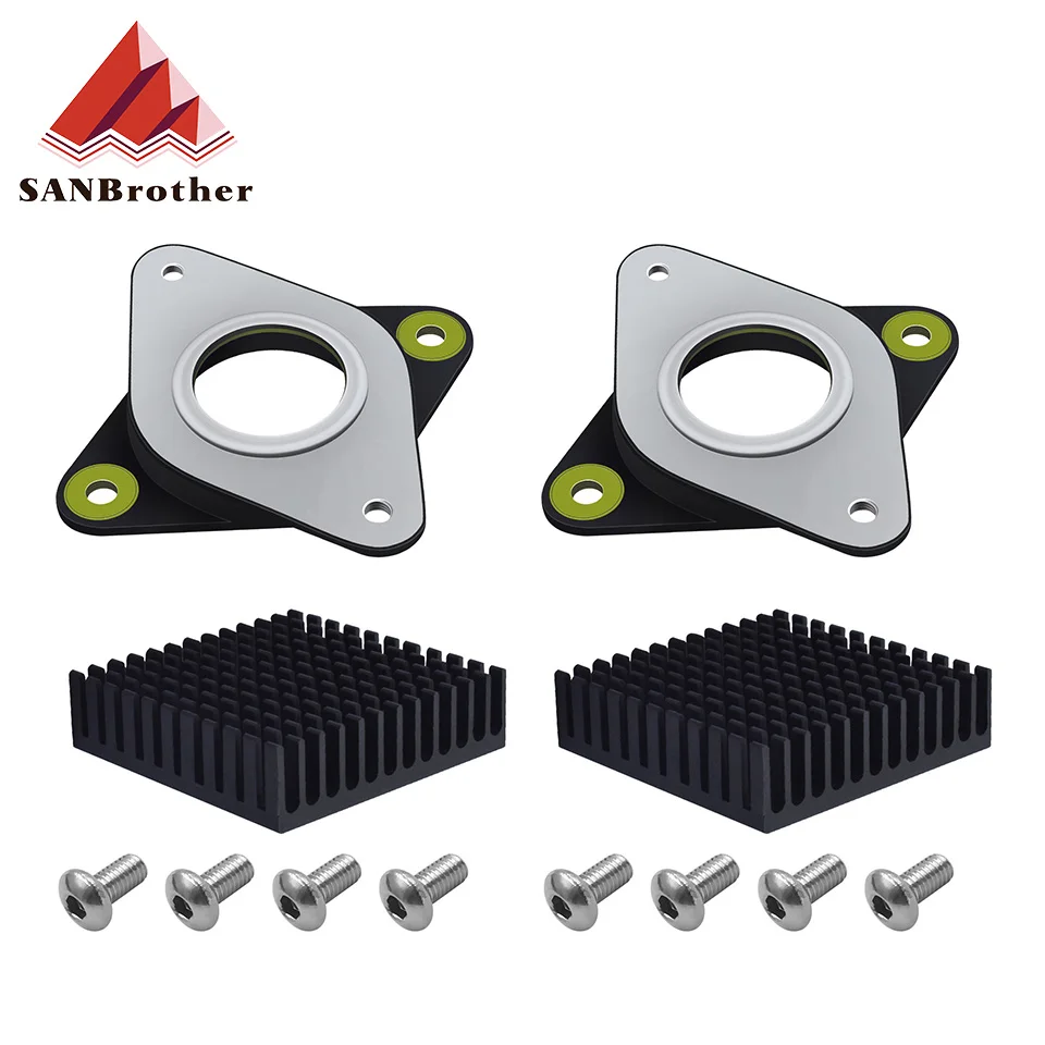 

NEMA 17 42 Stepper Damper Meal & Rubber Stepper Motor Vibration Damper Imported genuine nema 17 shock absorber With Heat Sink