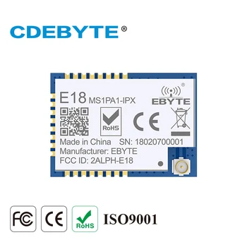 

Ebyte E18-MS1PA1-IPX CC2530 2.4GHz ZigBee Module UART IO PA CC2592 IPEX 20dBm 100mW Mesh Transmitter and Receiver