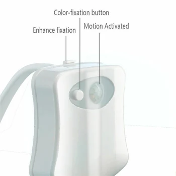 

Motion Activate LED Night Light Lamp Auto Toilet Bowl Waterproof for Bathroom PAK55