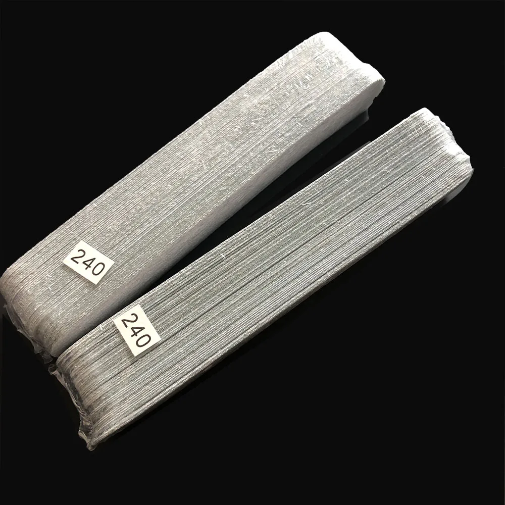 200 pcs removalble pads durable nail file replacement sandpaper zebra | Красота и здоровье