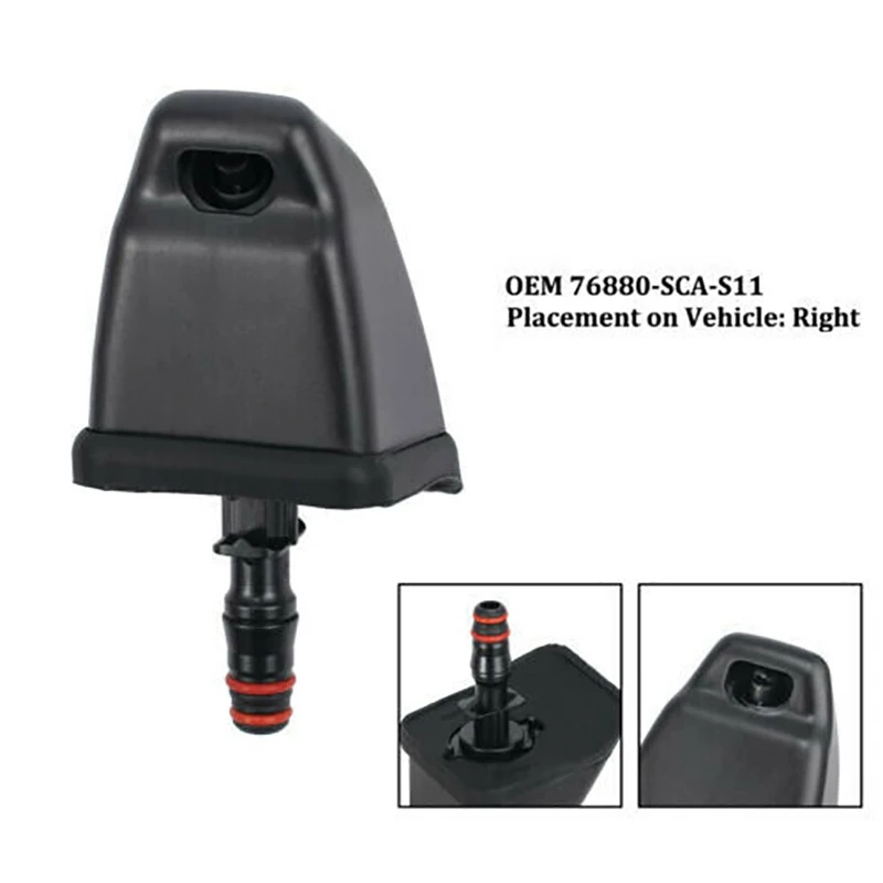 Правая сторона RH Омыватель фар Форсунка 76880-SCA-S11 для Honda CRV