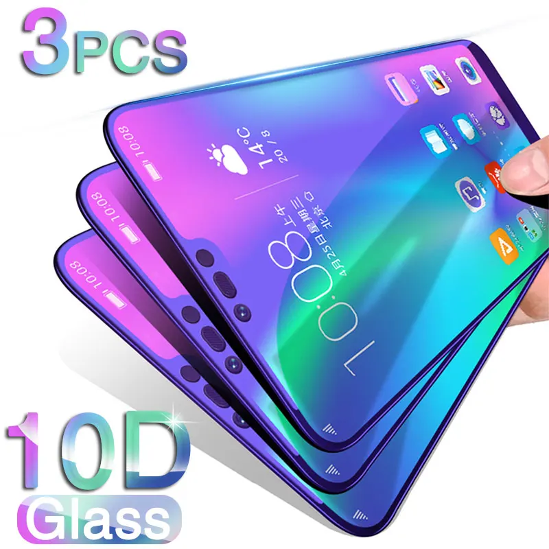 3 шт. закаленное стекло для huawei Honor 10 9 Lite 20 Pro, Защитное стекло для экрана huawei Honor V10 V20, стекло Honor 10
