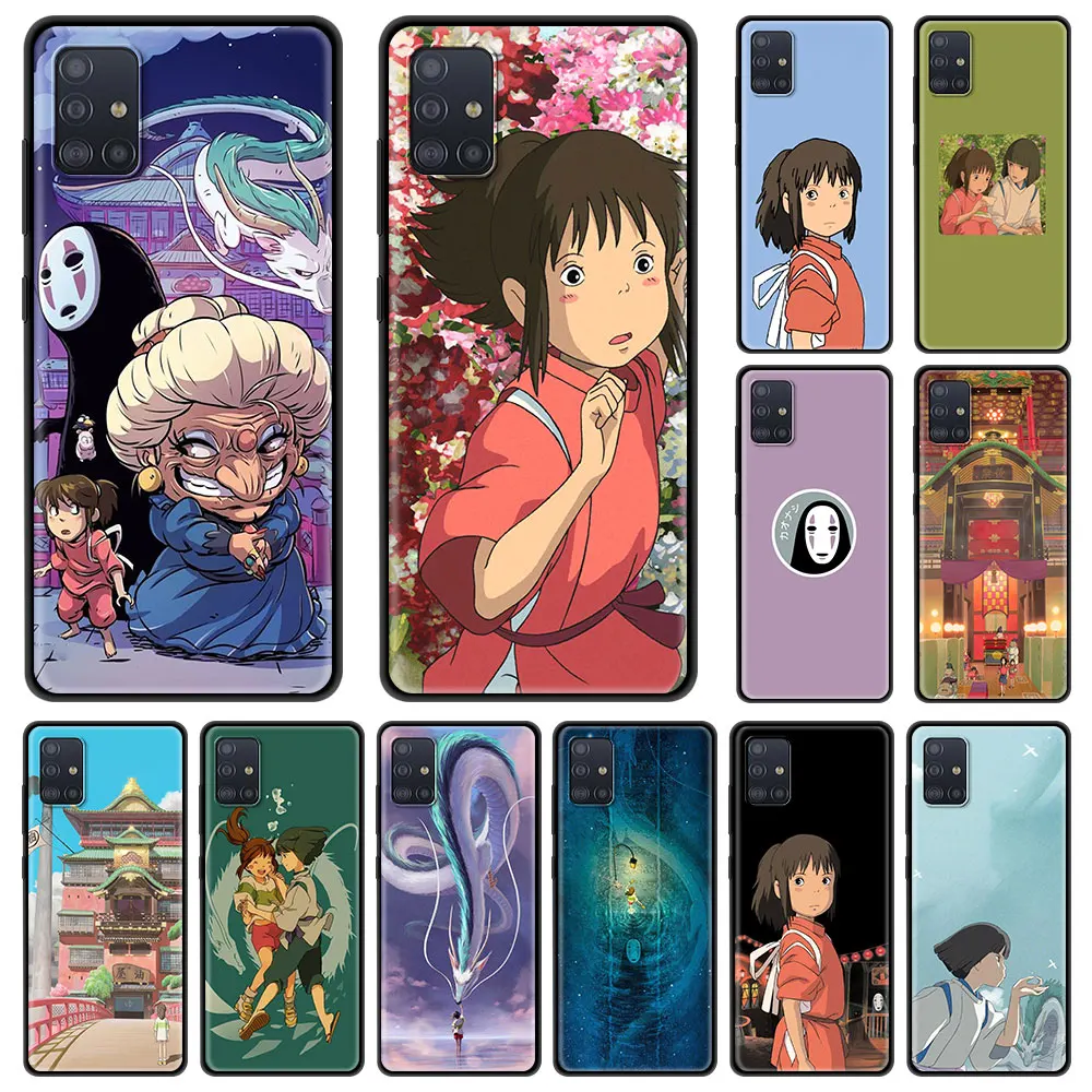 Japan Anime chihiro Spirited Away Silicon Phone Case for Samsung Galaxy A51 A71 A21S A12 A11 A31 A52 A41 A32 5G A72 A02S Cover
