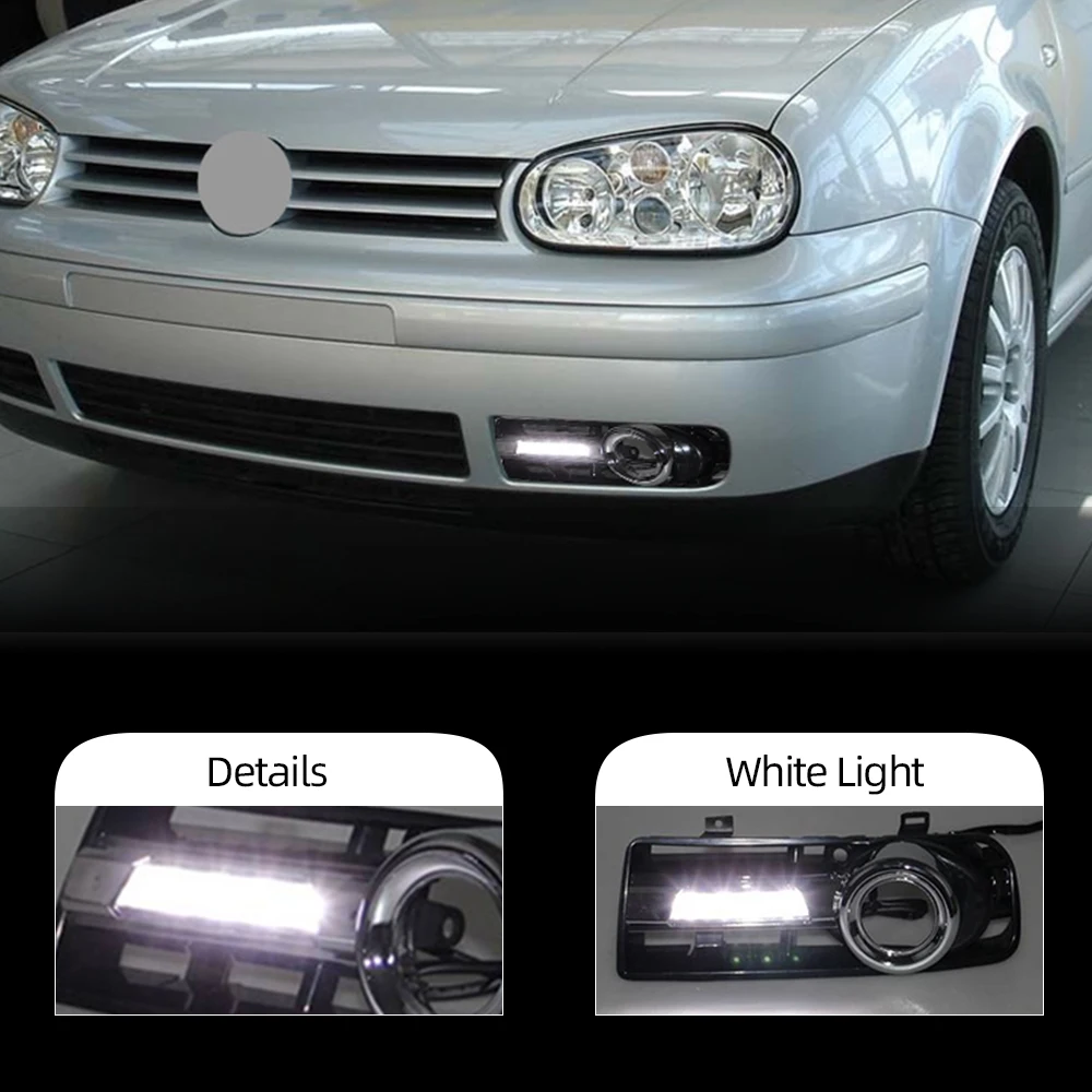 Auto Knipperende Auto Led dagrijverlichting Voor Volkswagen Vw Golf 4