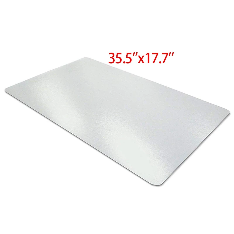 New Clear Desk Pad, 35.5 inch X 17.7 inch Non Slip Textured PVC Soft Desk  Writing Mat Round Edges Desk Protector|Cutting Mats| - AliExpress