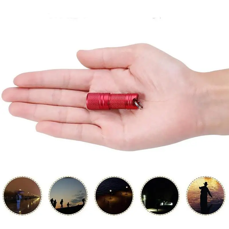 

New Pocket Mini Led Flashlight Usb Rechargeable Portable Waterproof White Light Keychain Flashlight Super Small Lanterna