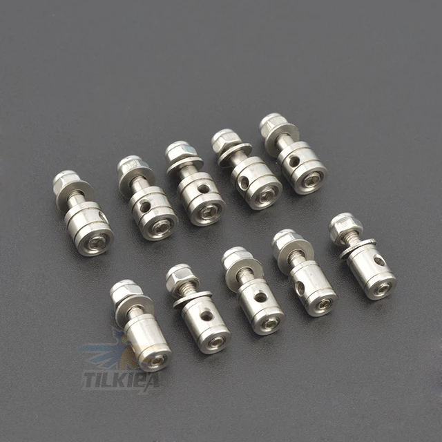 10Pcs RC Airplane Boat Pushrod Linkage Stopper Servo ConnectoAB