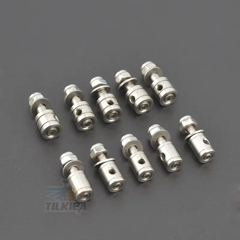 10Pcs RC Airplane Boat Pushrod Linkage Stopper Servo Connect hu