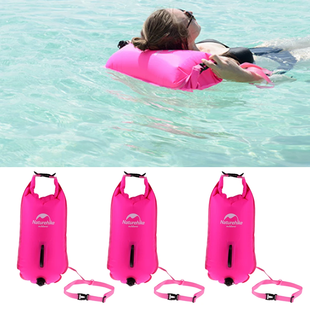 

3pcs High Inflatable Waterproof Dry Bag Swimming Buoy Tow Float Bags Waterproof Dry Bag Swimming Safety Float