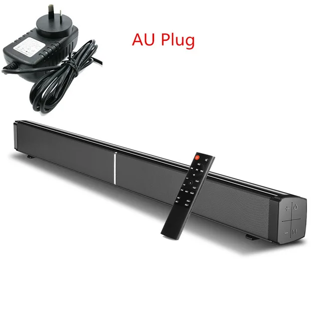 AU Plug 100 Вт ТВ Саундбар Bluetooth 5,0 Домашний кинотеатр звуковая система AUX оптический бас 4 колонки Bluetooth Звуковая Панель для ТВ 3 DSP эффект - Цвет: AU Plug