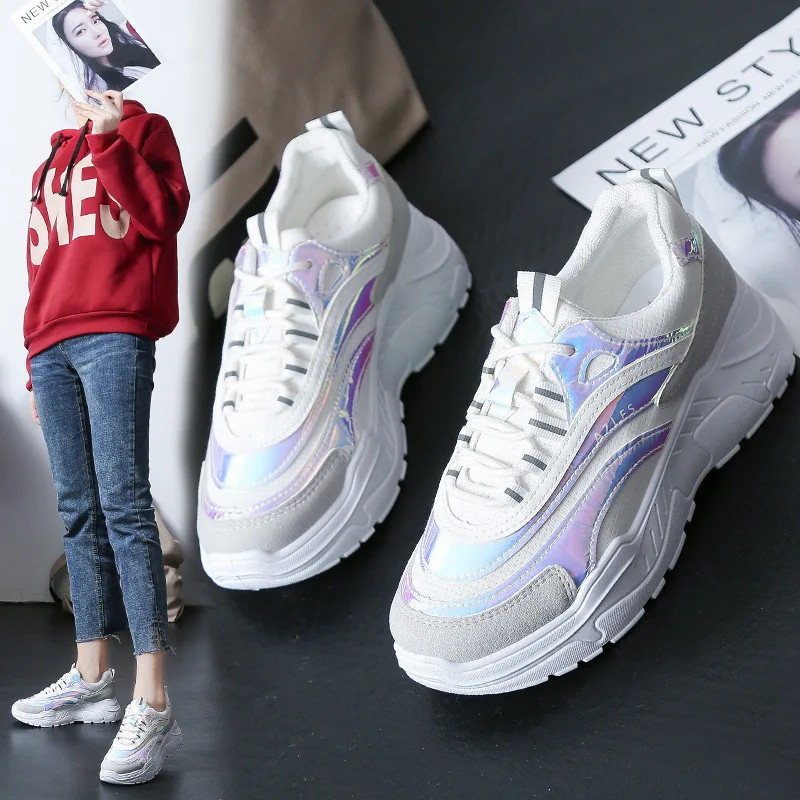 

Classic brand designer personality wild fashion trend spring and autumn new casual solid color Harajuku style women's shoes