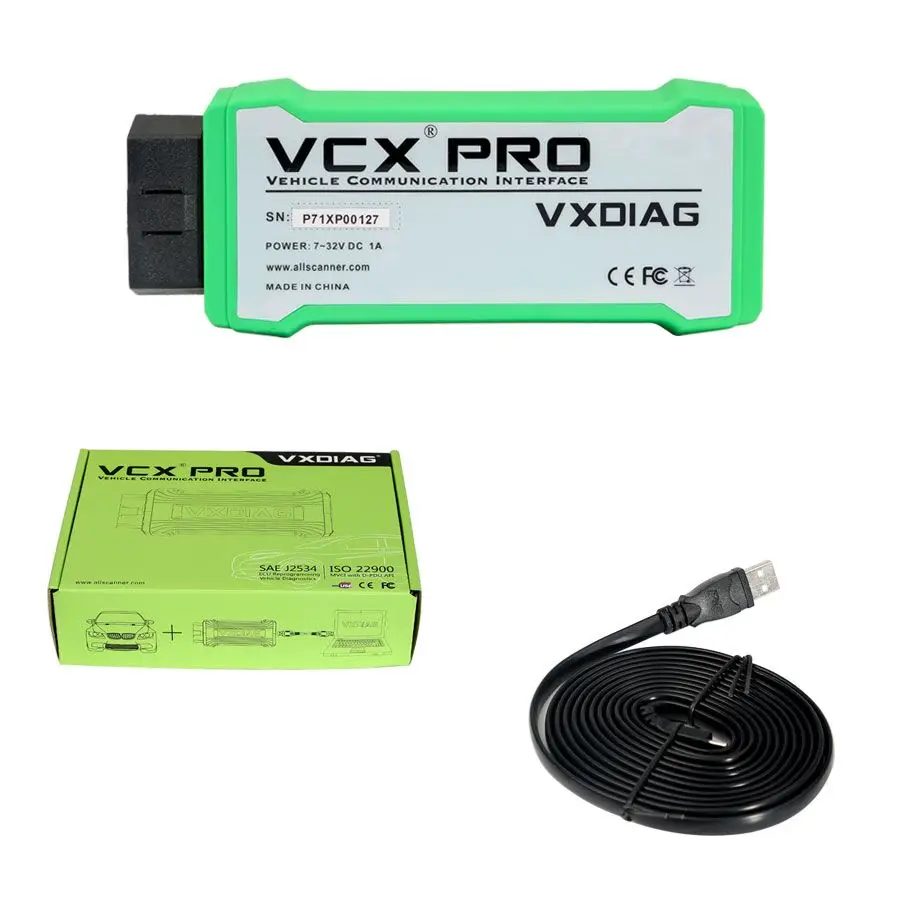 [VXDIAG Дистрибьютор] VXDIAG VCX NANO PRO для GM/Ford/Mazda/VW/HONDA/VOLVO/TOYOTA/JLR 7 в 1 OBD2 автомобильный диагностический инструмент