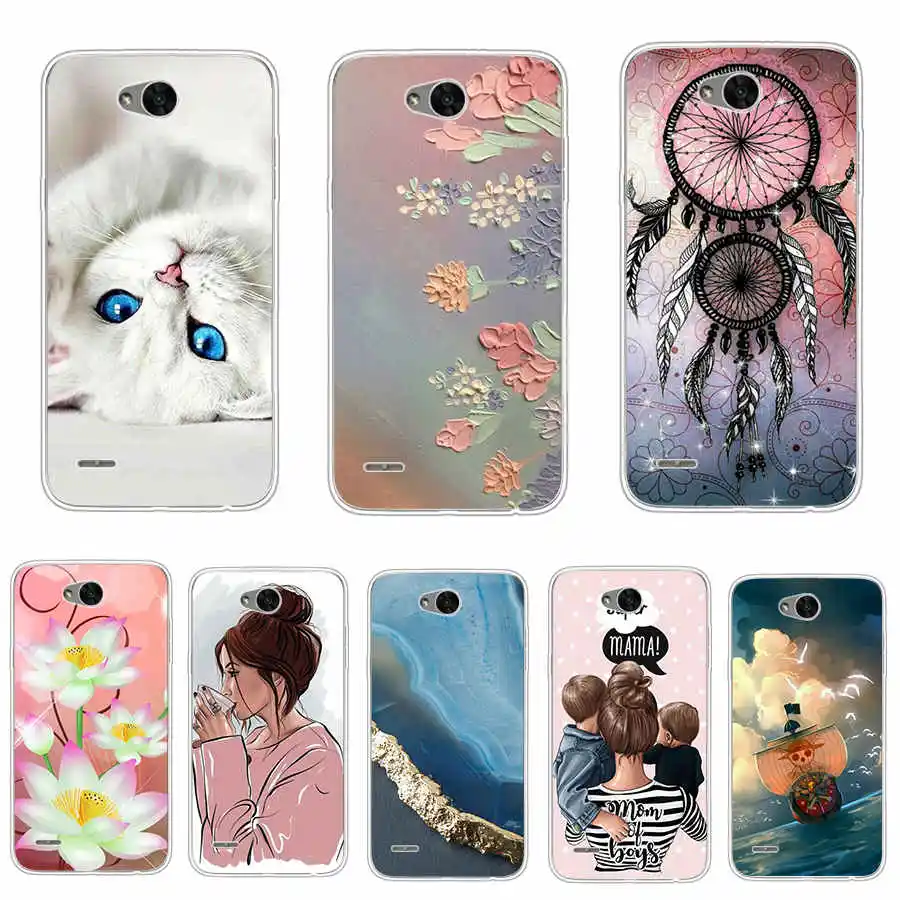 Soft TPU Silicone Case For LG X Power 2 Fashion full protective Pattern Back Cover For LG X Power 2 Phone Case