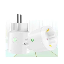 10/16A ЕС Wifi умная вилка с монитором мощности Wifi Беспроводная умная розетка с Google Home Alexa Голосовое управление