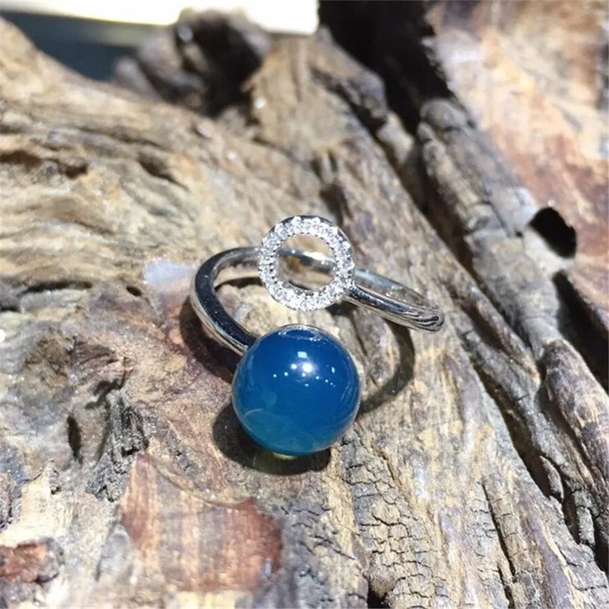 Женское кольцо из натурального камня joyas de plata 925 изысканное с мексиканским
