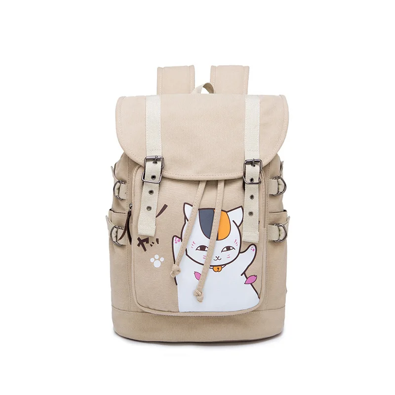 

Anime Backpack Natsume Friends Account Schoolbag Anime Peripheral Backpack Cat Teacher Back