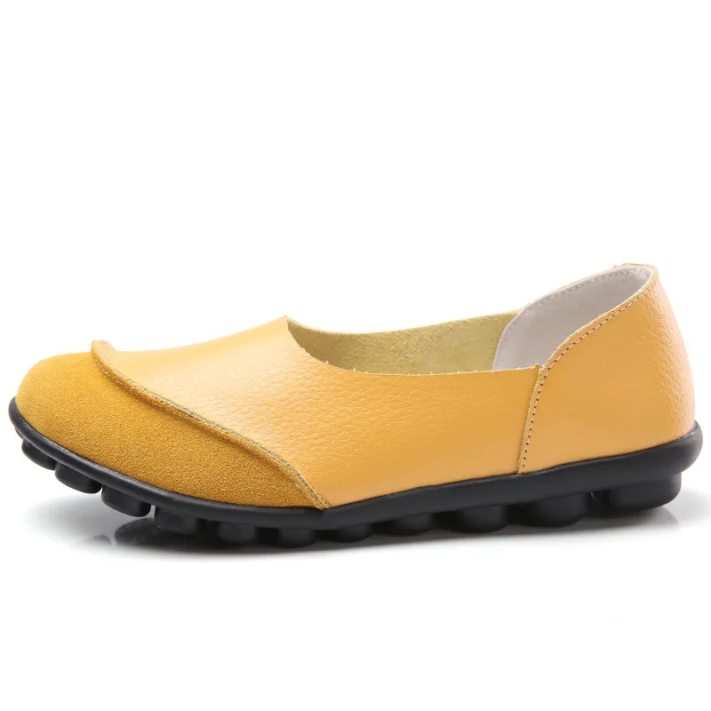 

Large Size 2018 New Style Soft-Sole Four Seasons Mom Shoes Flat Heel Middle-aged Double Purpose WOMEN'S Shoes Large Size Moccosi