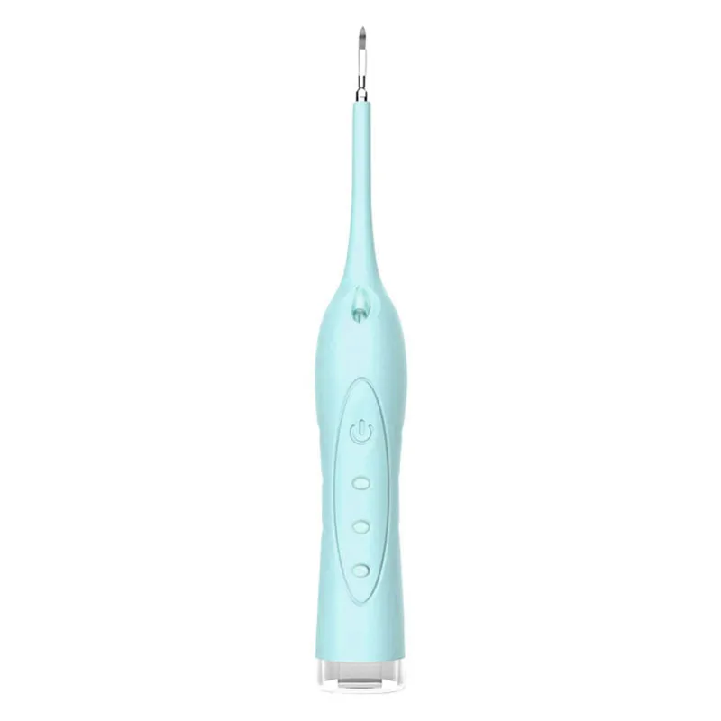 Blue with light Portable Household Electric Sonic Scaler Tooth Cleaner Dental Calculus Remover Adult Teeth Cleaning Machine#11 - Цвет: Blue with light