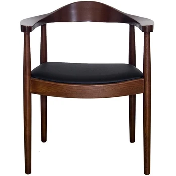 

President Kennedy's Chair, Armrest, Simple Fashion Cafe, Clubhouse, Hotel Nordic Solid Wooden Dining Chair