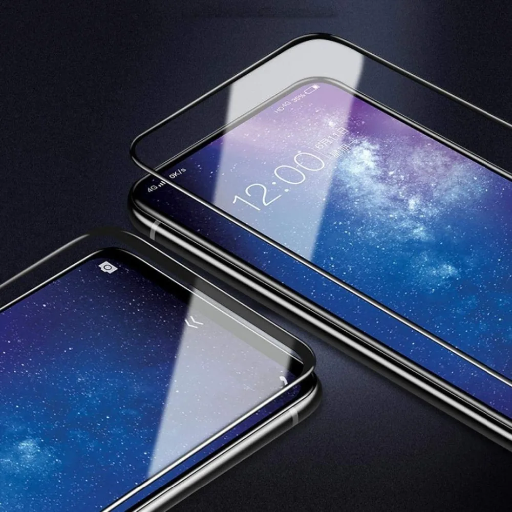 

Закаленное стекло 9H с полным покрытием для Vivo NEX, Защита экрана для VIVO NEX S, Взрывозащищенная защитная пленка для экрана с защитой от царапин