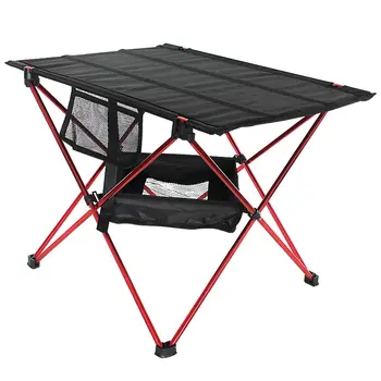 

Portable Lightweight Outdoors Table For Camping Table Aluminium Alloy Picnic BBQ Folding Table Outdoor Park Beach Travel Table