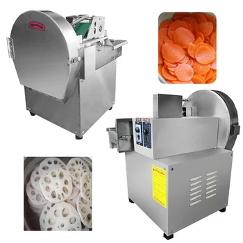 

500kg/h Commercial Multi-function Slicer Cut Section Shredder Vegetable Cutter Machine