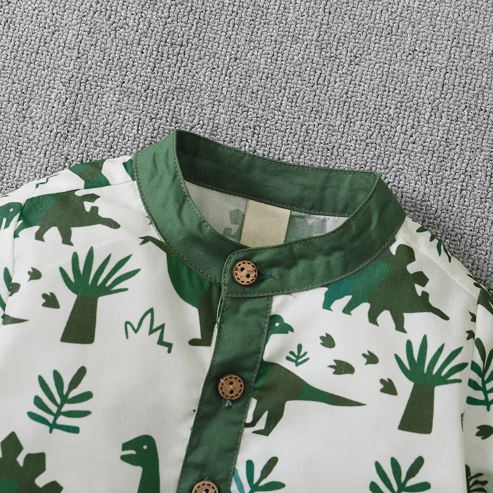 Toddler Boy Dinosaur Outfit Set Summer Clothes