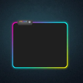 

VONETS 350x250x3mm Big Large USB Wired LED RGB Colorful Lighting Gaming Mousepad Mouse Pad Non-Slip Laptop Computer Mice Pad Mat